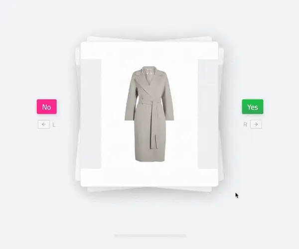 Yes/No swipe cards