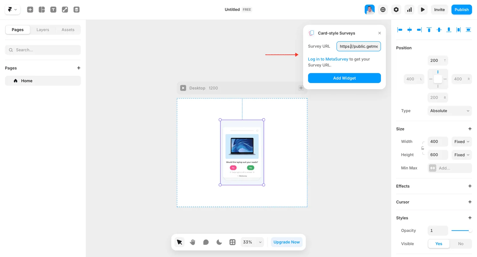 Setup Framer plugin