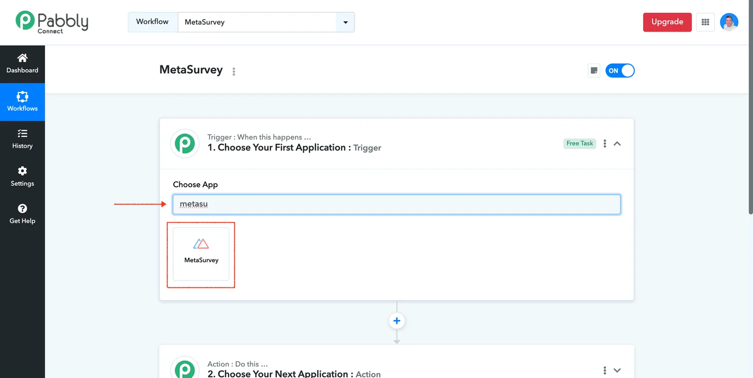 Search for MetaSurvey
