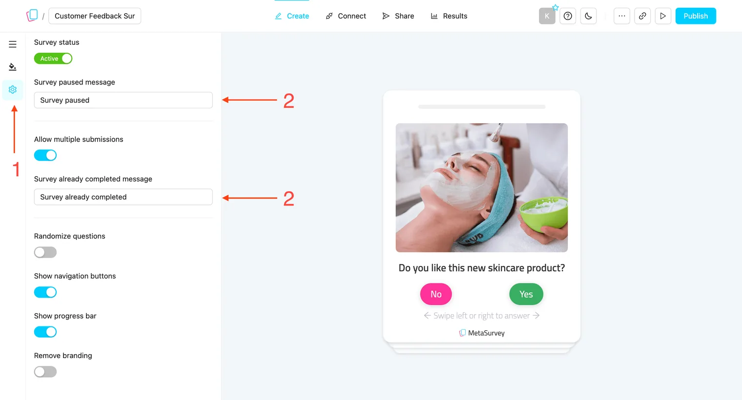 Translate other survey messages